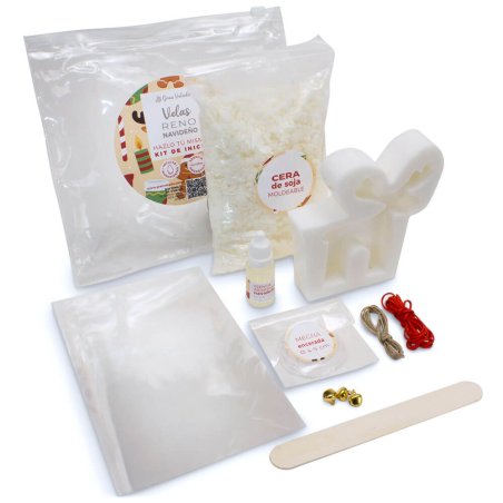 Descubre el kit para hacer velas navideñas de reno en Gran Velada. Incluye materiales e instrucciones paso a paso. ¡Compra ahora