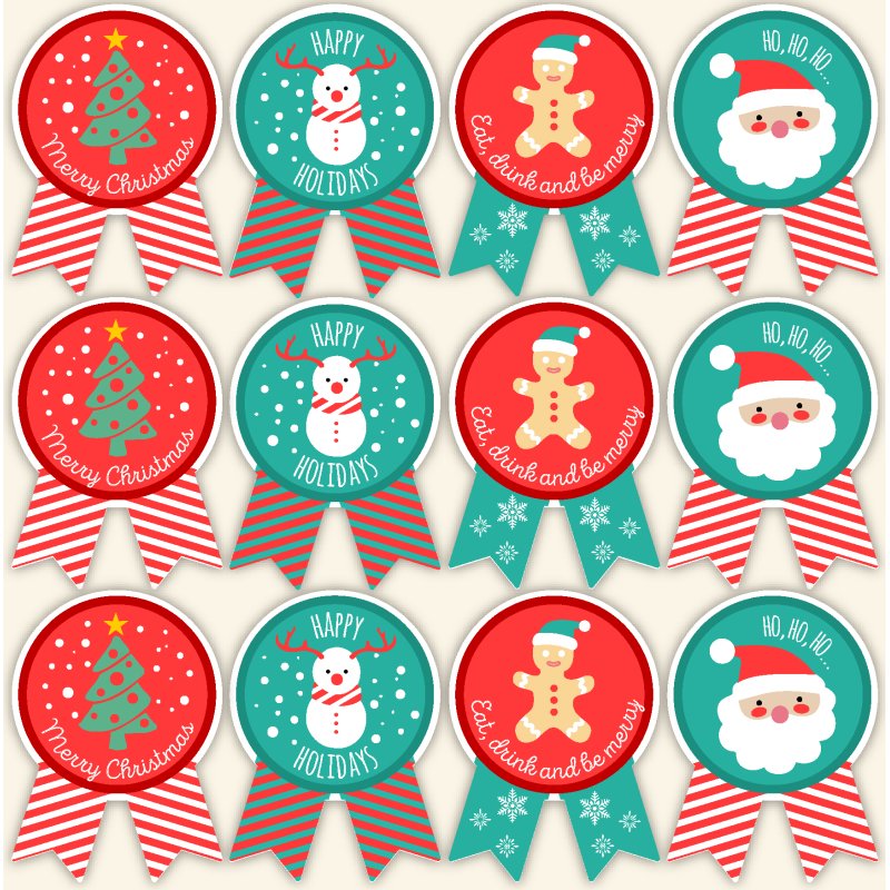 Fabricación y Venta de pegatinas. Todo tipo de diseños. Navideños, adhesivos para regalos, para decorar detalles. Tienda online.