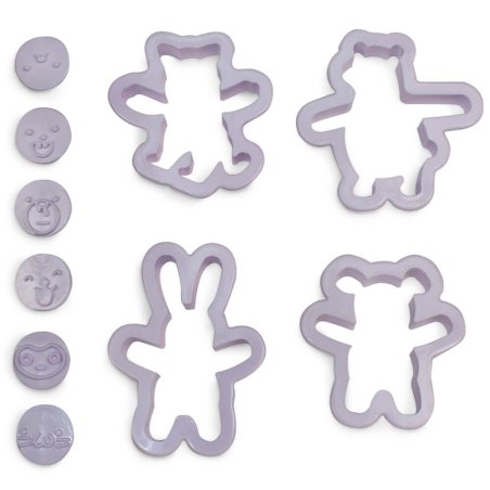 Descubre el set cortapastas animales con sellos para caras en Gran Velada. Ideal para repostería y manualidades. ¡Compra ahora! 
