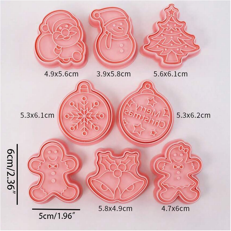 Descubre el set de cortapastas figuras navideñas en Gran Velada. Perfecto para decorar galletas y repostería festiva. ¡Compra ah