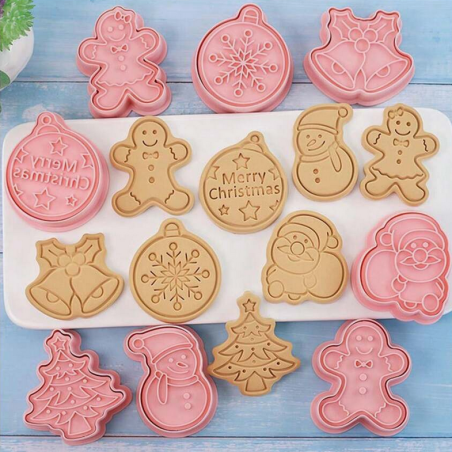 Descubre el set de cortapastas figuras navideñas en Gran Velada. Perfecto para decorar galletas y repostería festiva. ¡Compra ah