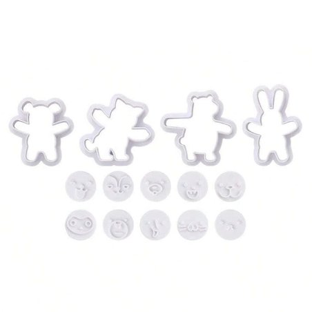 Descubre el set cortapastas animales con sellos para caras en Gran Velada. Ideal para repostería y manualidades. ¡Compra ahora! 