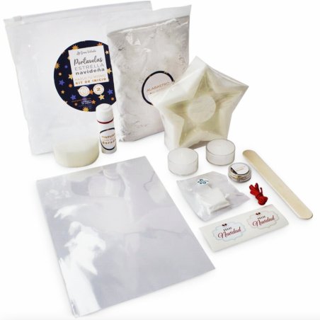 Descubre el kit para hacer portavelas estrella navideña en Gran Velada. Incluye materiales e instrucciones paso a paso. ¡Compra 
