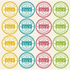 Stickers satisfaction garantie bricolage