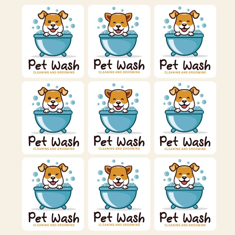 Añade un toque divertido y profesional a tus productos DIY con las pegatinas Pet Wash de Gran Velada. Ideales para champús y art