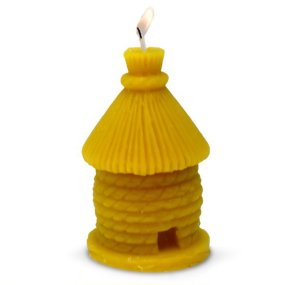 Molde Apícola Casinha Redonda, para fazer velas de cera de abelhas