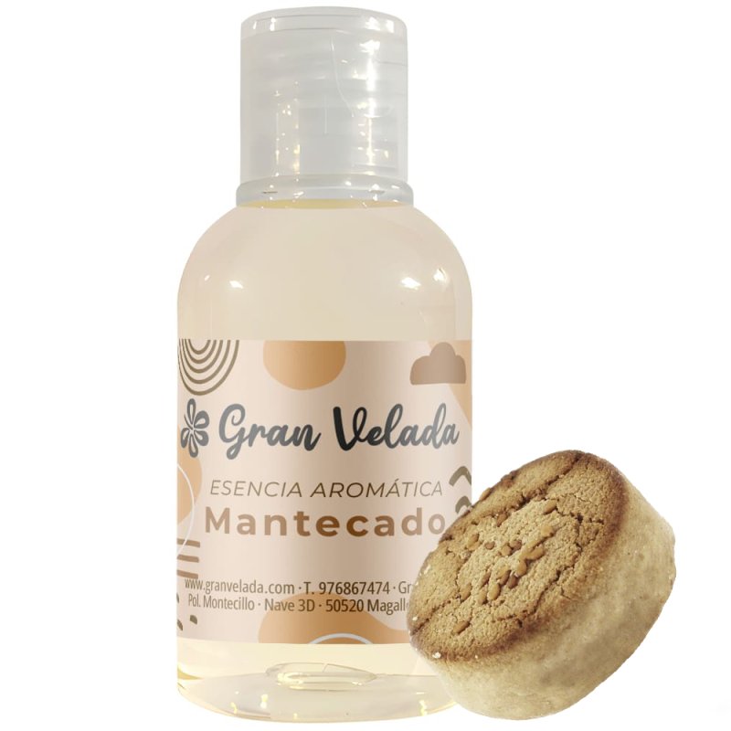 Descubre esencia aromática Mantecado en fragancias navideñas. Ideal para velas, jabones y perfumes DIY. Compra ahora en Gran Vel