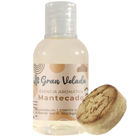 Descubre esencia aromática Mantecado en fragancias navideñas. Ideal para velas, jabones y perfumes DIY. Compra ahora en Gran Vel