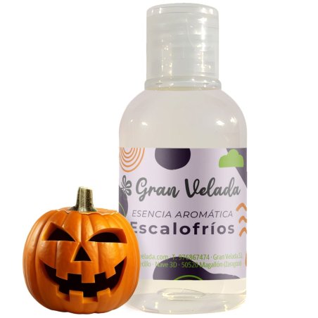 Descubre la esencia aromática escalofríos en Gran Velada. Fragancia refrescante y cítrica, ideal para Halloween. ¡Compra ahora! 
