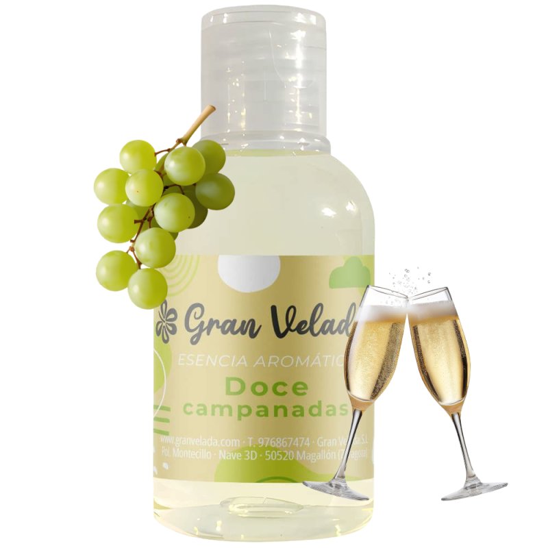 Descubre esencia aromática 12 campanadas en fragancias navideñas. Ideal para velas, jabones y perfumes DIY. Compra ahora en Gran