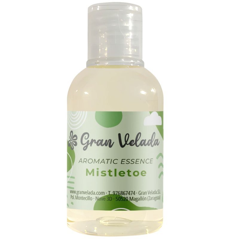 Descubre Esencia Aromática Muérdago en fragancias navideñas. Ideal para velas, jabones y perfumes DIY. Compra ahora en Gran Vela