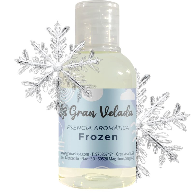 Descubre Esencia Aromática Frozen en fragancias navideñas. Perfecta para velas, jabones y cremas DIY. Compra ahora en Gran Velad