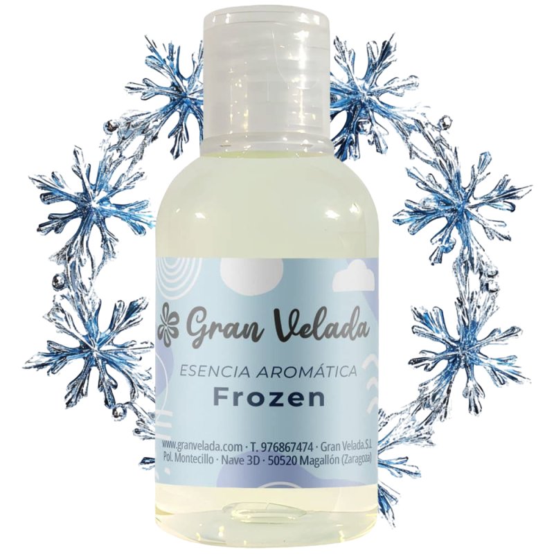 Descubre Esencia Aromática Frozen en fragancias navideñas. Perfecta para velas, jabones y cremas DIY. Compra ahora en Gran Velad