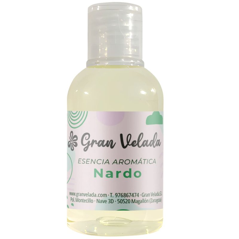 Venta online de esencias aromáticas para hacer cosmética, velas y jabones. Esta tiene un intenso olor a nardos. Venta a granel, 