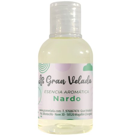 Venta online de esencias aromáticas para hacer cosmética, velas y jabones. Esta tiene un intenso olor a nardos. Venta a granel, 