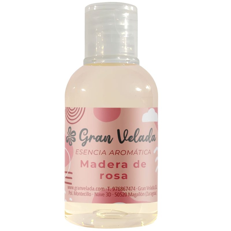 Descubre la esencia aromática madera de rosas en Gran Velada. Fragancia cálida y floral, ideal para velas, jabones y cosmética. 