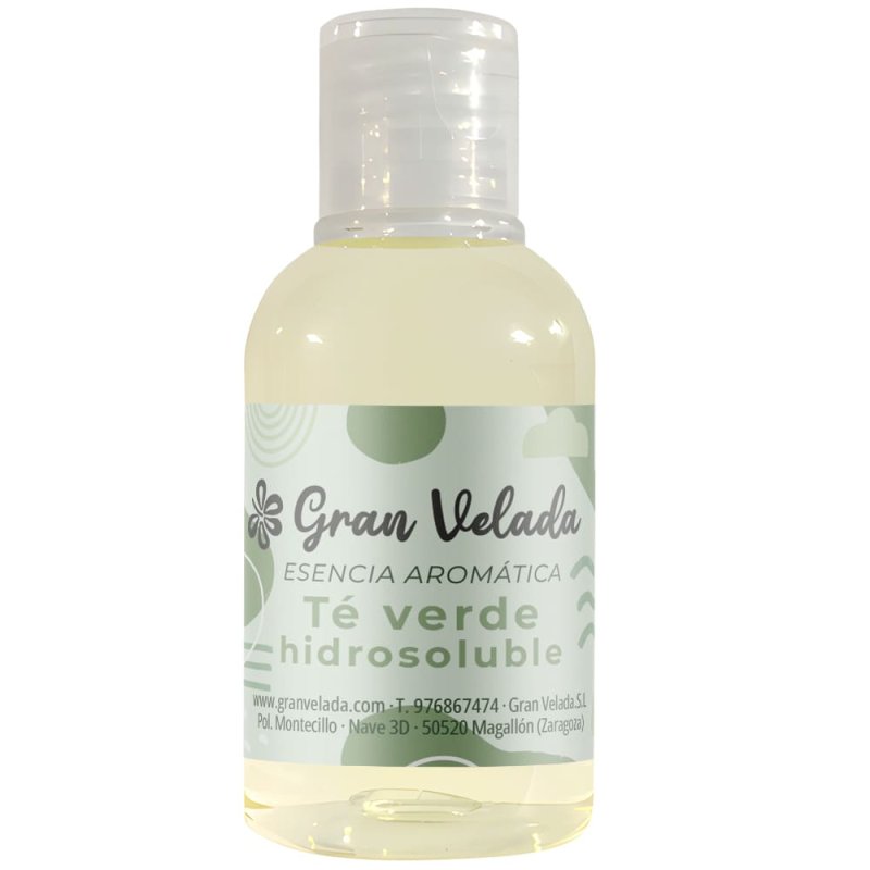 Descubre esencias aromáticas hidrosolubles como el té verde en Gran Velada. Ideal para jabones y ambientadores. ¡Envíos rápidos!