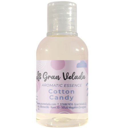 Descubre en Gran Velada la esencia de algodón de azúcar ideal para crear perfumes, velas y cosméticos. ¡Envíos rápidos para tus 
