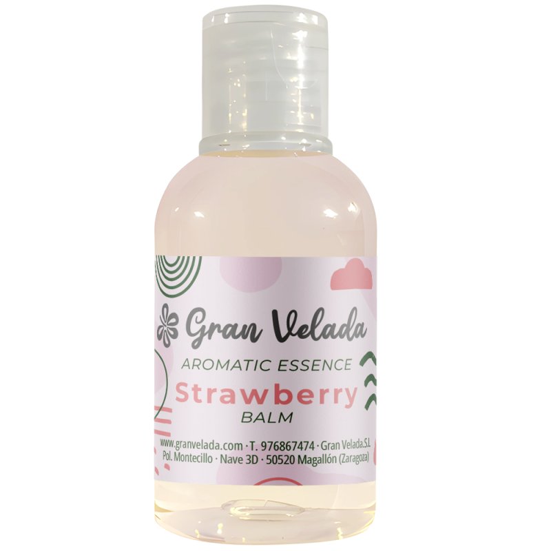 En Granvelada.com disponemos de un amplio catalogo de esencias balm concentradas para hacer labiales caseros. Esta es de fresa. 
