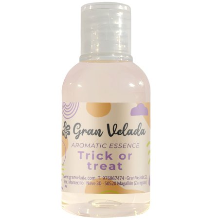 Compra esencia aromática truco o trato en Gran Velada. Ideal para jabones, velas y ambientadores. ¡Perfecta para fragancias dulc
