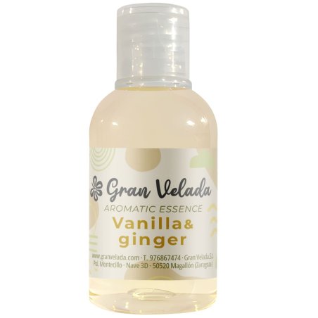 Compra esencia aromática Vainilla y Jengibre en Gran Velada. Fragancia cálida y especiada, perfecta para jabones, cosméticos y p