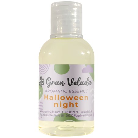Compra esencia aromática Noche de Halloween en Gran Velada. Ideal para jabones, velas y cosméticos. ¡Perfecta para fragancias mi