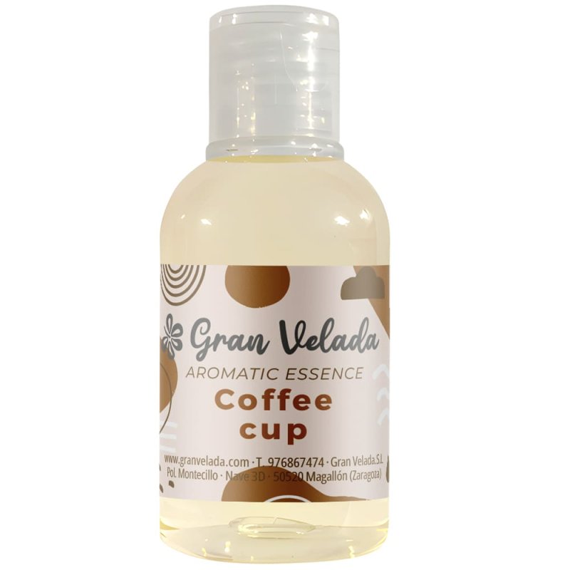 Compra esencia aromática Taza de Café en Gran Velada. Aroma cálido e intenso con notas de café y frutos secos tostados, perfecto