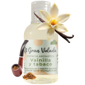 Essencia aromatica de baunilha e tabaco
