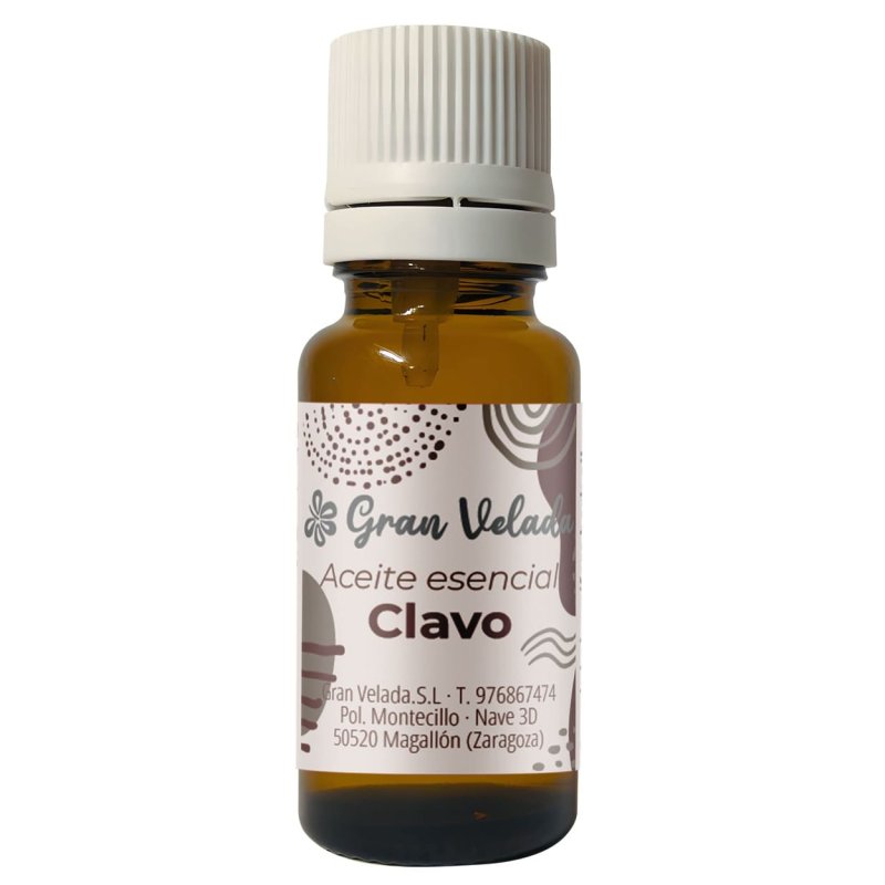 En Gran Velada puedes comprar aceite esencial de clavo, con propiedades antisépticas y perfecto para ahuyentar a los insectos. E