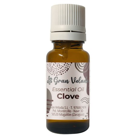 En Gran Velada puedes comprar aceite esencial de clavo, con propiedades antisépticas y perfecto para ahuyentar a los insectos. E