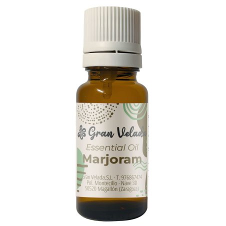 En Gran Velada puedes comprar aceite esencial de mejorana y disfrutar de sus propiedades para aromaterapia. Uso para cosmetica y