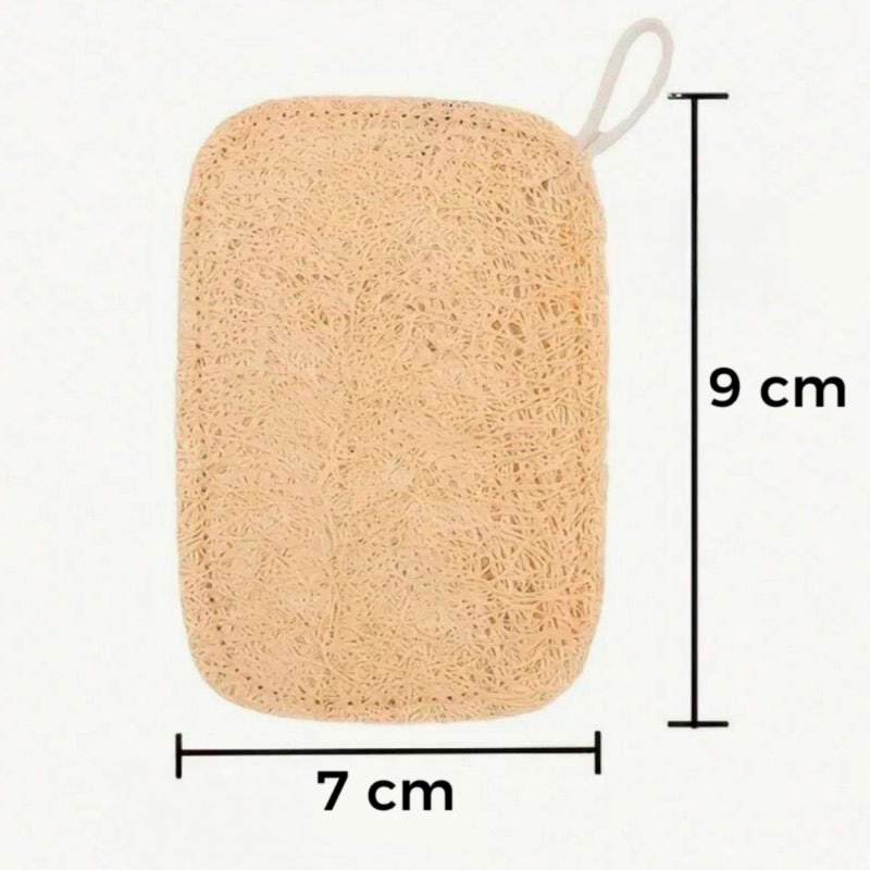 Descubre nuestras esponjas de lufa rectangular, perfectas para cocina y baño. Naturales, biodegradables y con envío rápido. ¡Haz