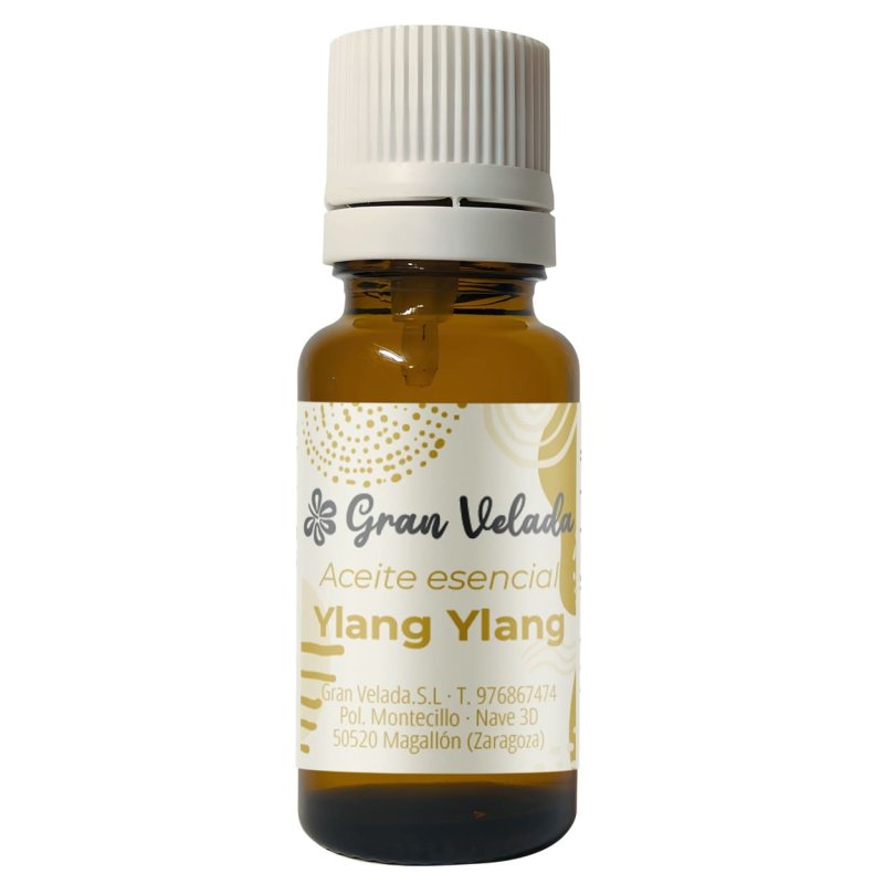 Aceite esencial o esencia natural de ylang ylang. Gran Velada tienda online de materiales para hacer cremas caseras, jabones art