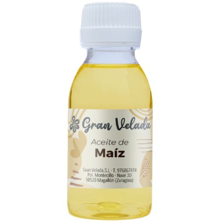 Aceite de semilla de maíz. En Gran Velada disponemos de aceites para cosmetica al por menor y al por mayor con entrega inmediata