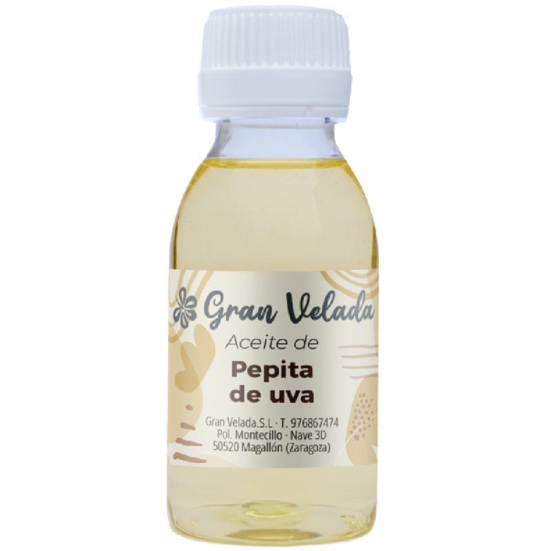 En Gran Velada puedes comprar aceite de pepita de uva para cosmetica y disfrutar de sus propiedades. Venta al por mayor y menor.