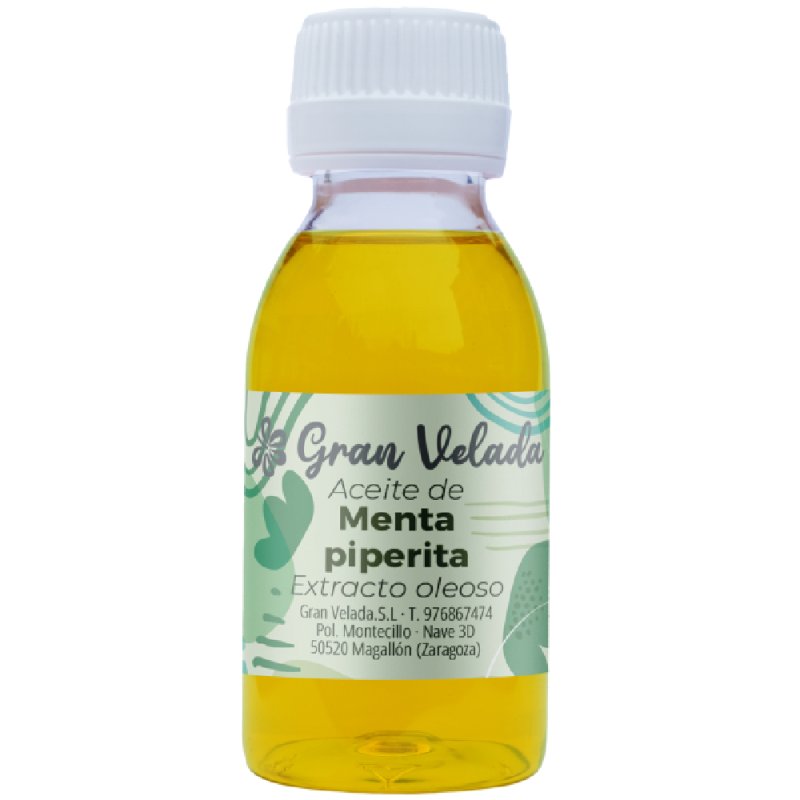 Compra extracto oleoso de menta piperita en Gran Velada. Purificante, antioxidante y protector capilar, ideal para pieles grasas