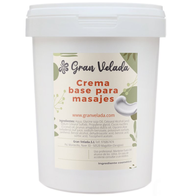 Descubre nuestra crema base para masajes en bases para cremas. Ideal para personalizar con aceites esenciales. ¡Compra ahora en 