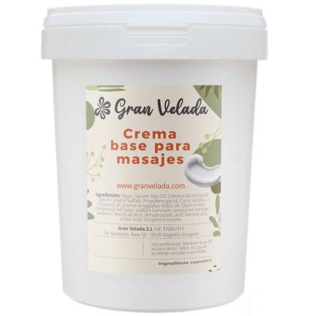 Descubre nuestra crema base para masajes en bases para cremas. Ideal para personalizar con aceites esenciales. ¡Compra ahora en 