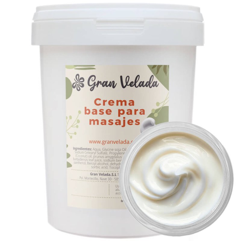 Descubre nuestra crema base para masajes en bases para cremas. Ideal para personalizar con aceites esenciales. ¡Compra ahora en 