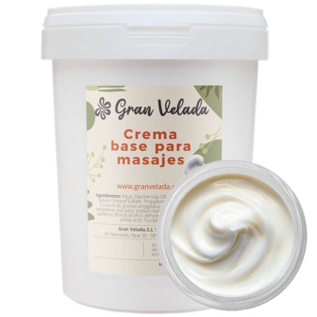 Descubre nuestra crema base para masajes en bases para cremas. Ideal para personalizar con aceites esenciales. ¡Compra ahora en 