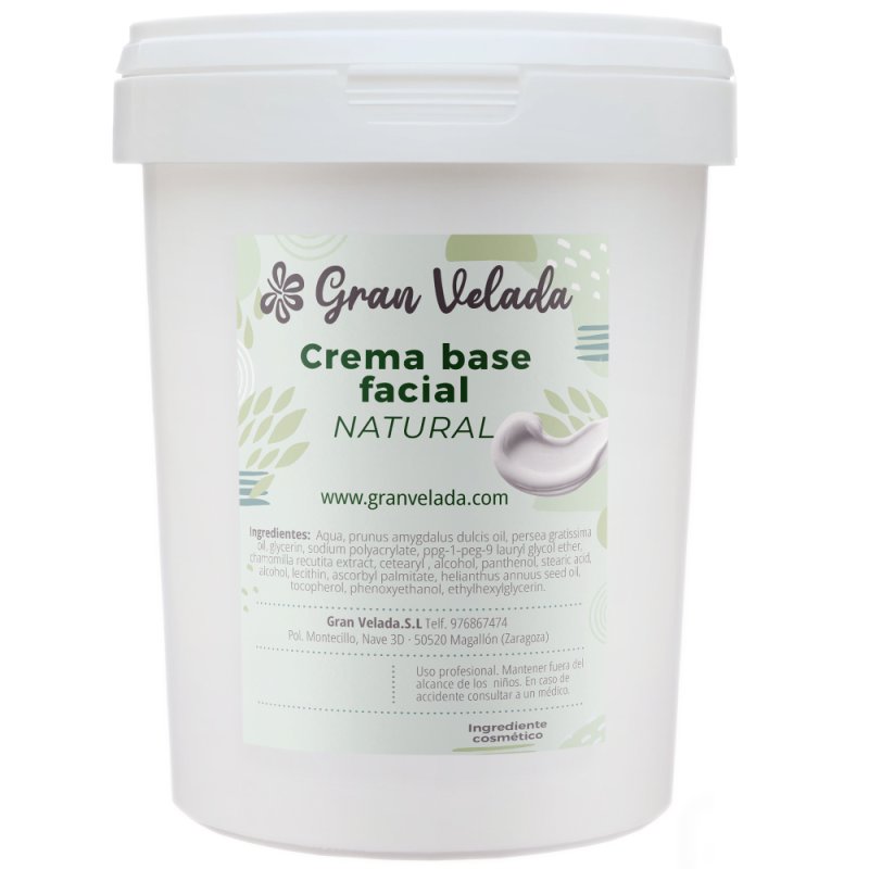 En Gran Velada puedes comprar base natural para hacer crema facial. Es vegana y libre de parabenos. Lista para enriquecer con ac