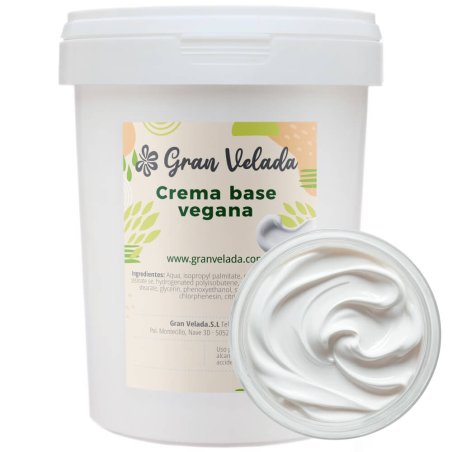 En Gran Velada puedes comprar crema base vegana para hacer de forma rápida y sencilla tus propios cosméticos veganos. Lista para