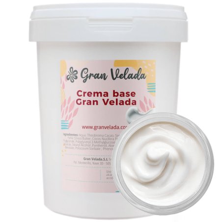 En Gran Velada puedes comprar crema base neutra para hacer cremas faciales y corporales. Venta al por mayor y menor. Descuentos 