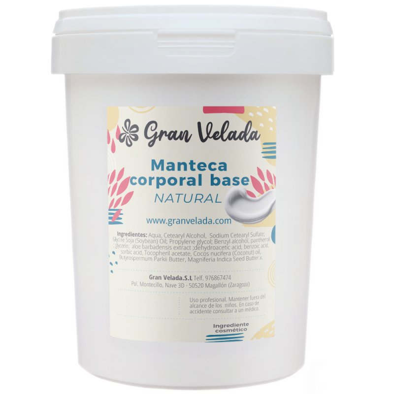 En Gran Velada puedes comprar manteca corporal base hecha con ingredientes vegetales. Fácil y rápida de usar. Calidad y buen pre