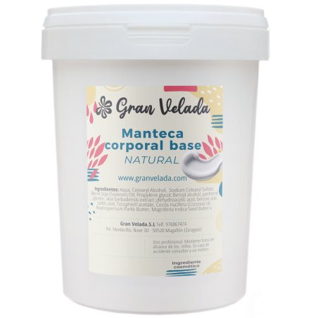 En Gran Velada puedes comprar manteca corporal base hecha con ingredientes vegetales. Fácil y rápida de usar. Calidad y buen pre