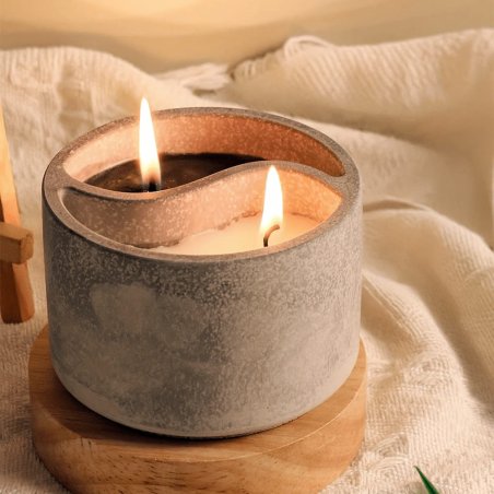Compra molde recipiente yin yang en Gran Velada. Ideal para cemento, resina y escayola. Flexible, antiadherente y fácil de desmo