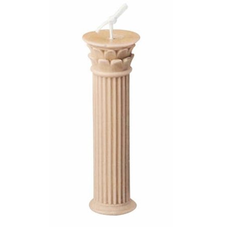 Compra molde columna romana corintia en Gran Velada. De silicona, flexible y reutilizable, ideal para velas decorativas y ambien