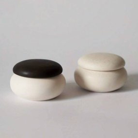 Molde recipiente para velas sencillo con tapa