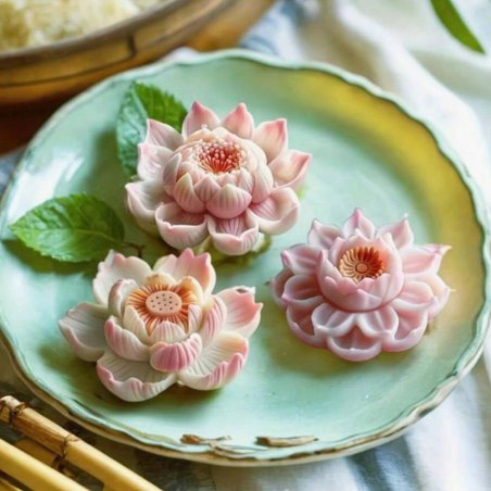 Molde vela flor de loto en silicona, flexible y antiadherente. Perfecto para hacer velas decorativas y manualidades. ¡Compra aho