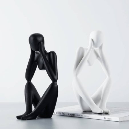 Haz esculturas modernas con el molde figura abstracta. Silicona flexible y antiadherente, ideal para cemento, resina y escayola.